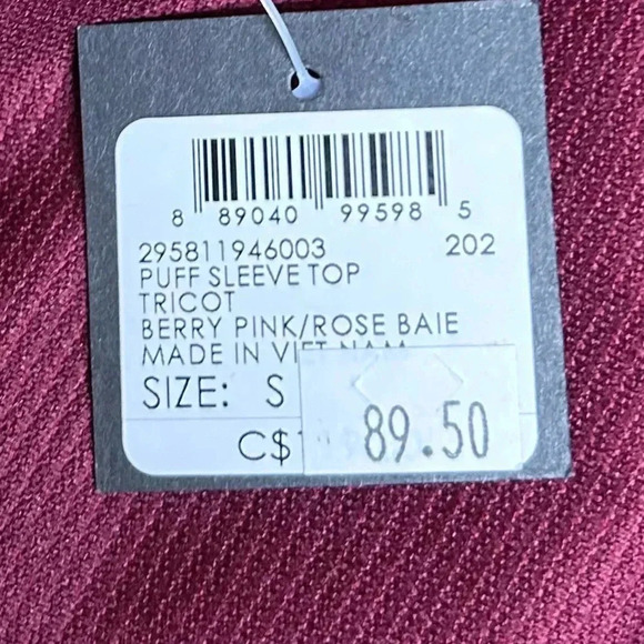 Club  Monaco Puff Sleeve Top - Picture 5 of 8